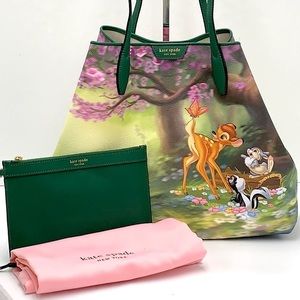 Disney X Kate Spade New York Bambi Sutton MD  Tote & Detachable pouch & Dust Bag
